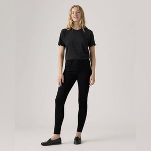 Levi’s 720 High Rise Super Skinny Black Jeans – Size 27